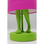 Table Lamp Animal Rabbit Green Pink 50cm (10)