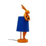 Table Lamp Animal Rabbit Orange Blue 50cm (5)