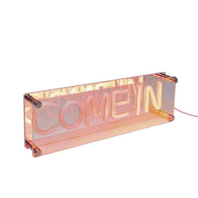 Table Lamp LED Font COME IN