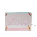 Столна ламба LED Фонт LOVE (4)