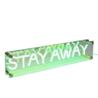Table Lamp LED Font STAY AWAY