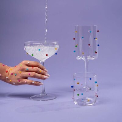 Tumbler Party Dots 9cm (4 Set) (4)