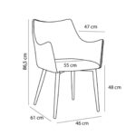 Armchair Malone Tobacco Black (14)