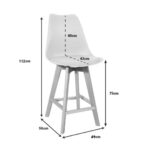 Bar Stool Gaston Black Natural (14)