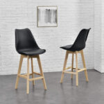 Bar Stool Gaston Black Natural (16)