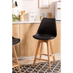Bar Stool Gaston Black Natural (2)