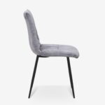 Chair Linea Silverish Grey Black (3)