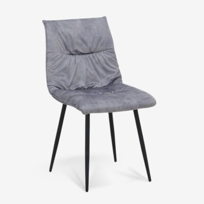 Chair Linea Silverish Grey Black