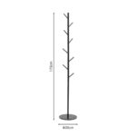 Coat Hanger Fori Black 173cm (4)