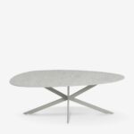 Coffee Table Caspian Latte Marble Grey 120x60cm (3)
