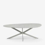 Coffee Table Caspian Latte Marble Grey 120x60cm (4)