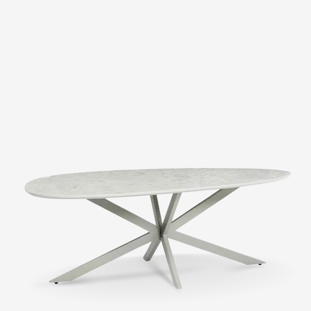 Coffee Table Caspian Latte-Marble Grey 120x60cm Coffee Table Caspian Latte Marble Grey 120x60cm