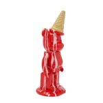 Deco Figurine Gelato Bear Red 40cm (5)