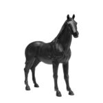 Deco Figurine Horse Black 45cm