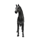 Deco Figurine Horse Black 45cm (4)