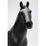 Deco Figurine Horse Black 45cm (5)