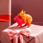 Deco Figurine Love Dogs Pink Duo Pop (2)