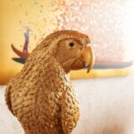 Deco Figurine Parrot Gold 116cm (11)