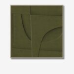 Decorative Board Acete2 Olive 77x77cm