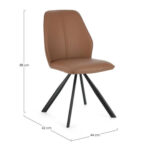 Dining Chair Maxwell Cognac (7)