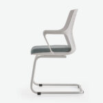 Office Chair Flat White Blue (6)