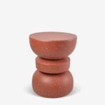 Side Table Terracotta Terrazzo Ø36.5cm