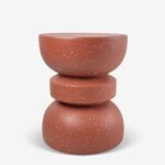 Side Table Terracotta Terrazzo Ø36.5cm (4)