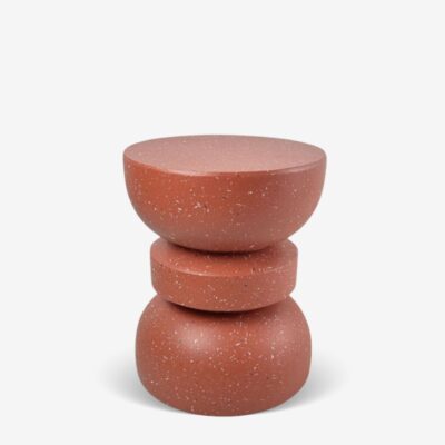 Side Table Terracotta Terrazzo Ø36.5cm