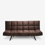 Sofa Bed Freddo Velvet Brown 181cm (6)