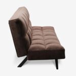 Sofa Bed Freddo Velvet Brown 181cm (7)