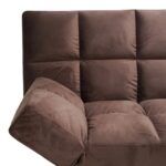 Sofa Bed Freddo Velvet Brown 181cm (9)