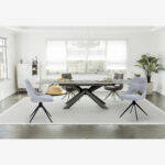Swivel Chair Luciano Gray Black (10)