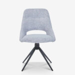 Swivel Chair Luciano Gray Black (5)