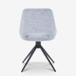Swivel Chair Luciano Gray Black (6)