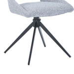 Swivel Chair Luciano Gray Black (8)