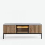 TV Cabinet Mystery  Natural Black 154x56cm (4)