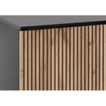 TV Cabinet Mystery  Natural Black 154x56cm (8)