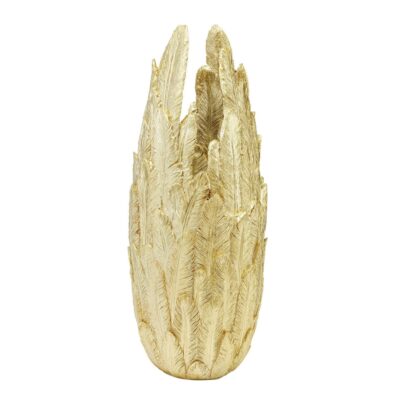 Vase Feathers Gold 80cm