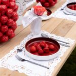 Vase Strawberries Red 30cm (9)