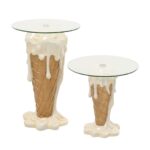 Bistro Table Ice Cream Vanilla Ø48cm (5)