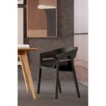 Chair With Armrest Biarritz Black (3)