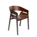 Chair with Armrest Biarritz Brown