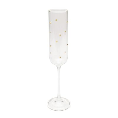 Champagne Glass Glam Dots 25cm