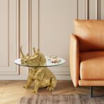 Масичка за кафе за седење Hippo Ø65 cm (3)