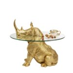 Масичка за кафе за седење Hippo Ø65 cm (6)