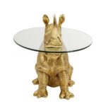 Масичка за кафе за седење Hippo Ø65 cm (9)
