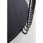 Coffee Table Wire Double Black Wood (2 Set) (11)