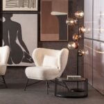 Coffee Table Wire Double Black Wood (2 Set) (4)