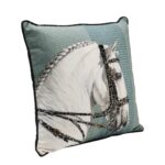 Cushion Show Horse Head 45x45cm (2)