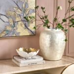 Deco Bowl Flower Bloom Cream Gold Ø20cm (3)